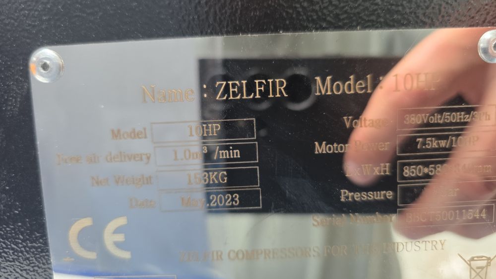 Compresor Cu surub Nou 7,5 kw, COMPRESOARE si, generatoare TCM