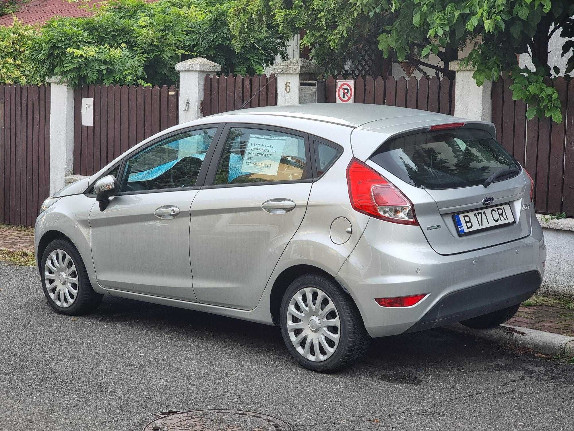 FORD Fiesta 2017, 45.000 km REALI, CUTIE AUTOMATA, carte service!