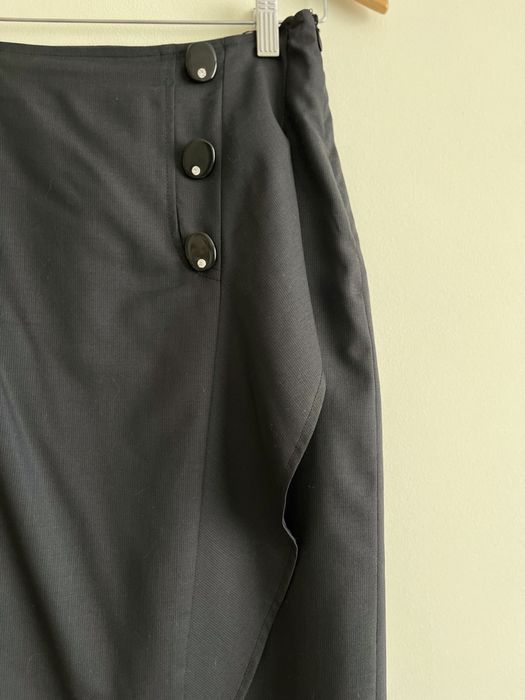 Fusta tip creion, stofa din lana 100%