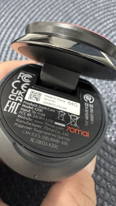 VAND Camera auto 70mai Omni X200 ,360 grade, 64GB, detectie Al, GPS