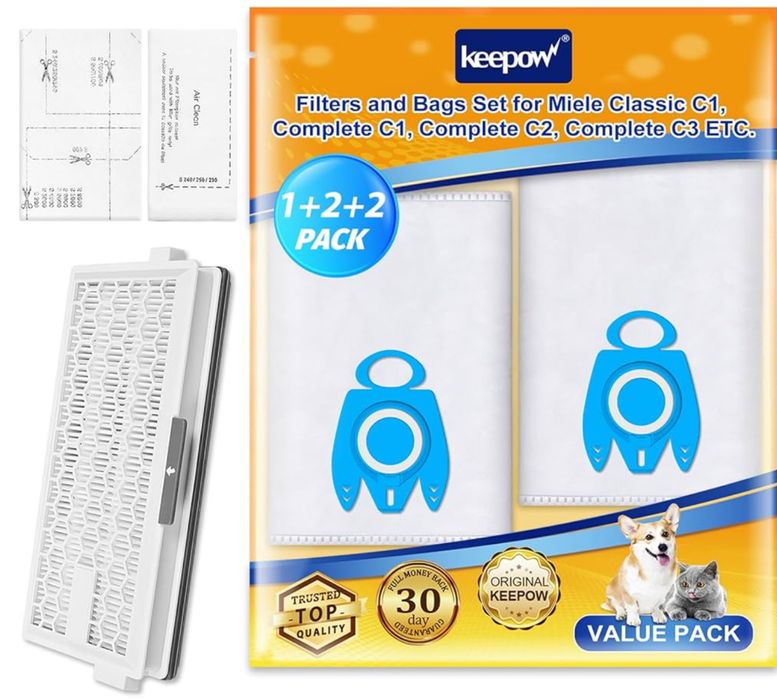 Filtre HEPA Airclean Plus 50 pentru Miele Complete C3