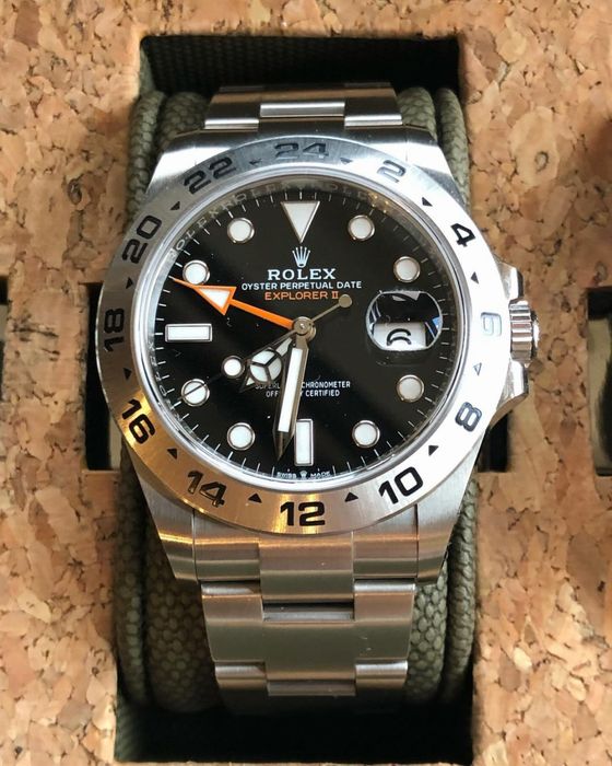 Rolex explorer ll black dial 42,mm