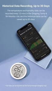 Термометр гигрометр Mi Temp & RH Monitor Lite Qingping Mijia CGDK2