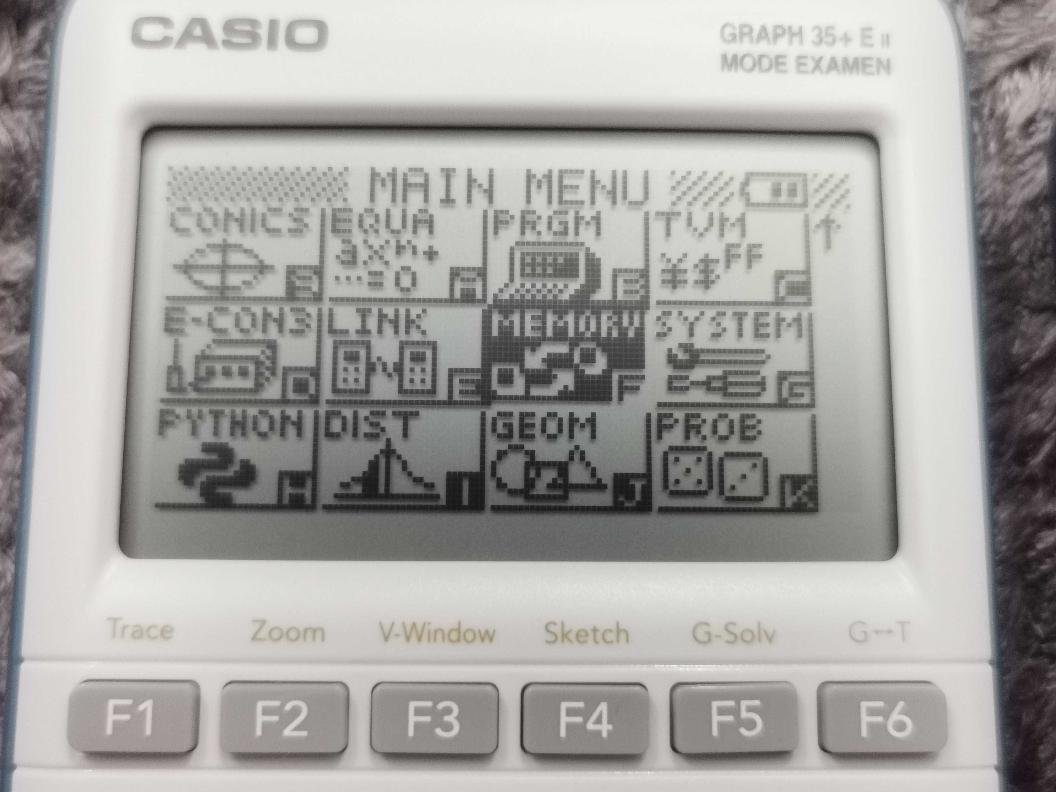Calculator CASIO Graph 35+ E ii (Python)