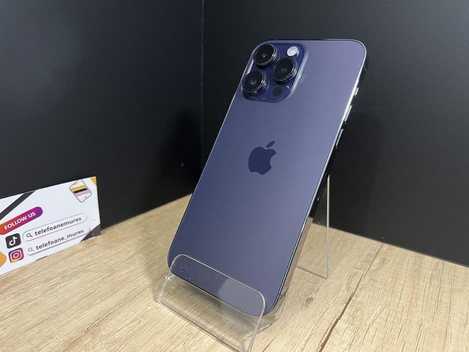iPhone 14 Pro Max 256Gb Deep Purple 3 ani garanție, Telefoane Mureș
