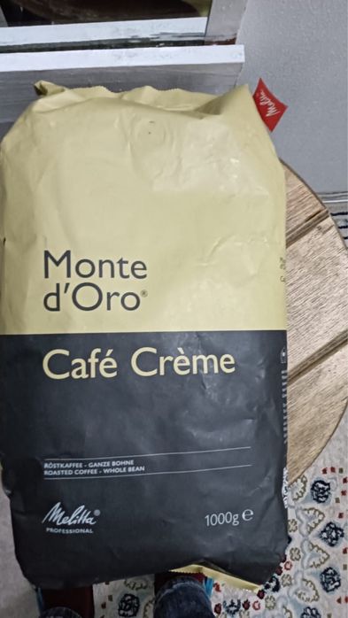 Кофе зерновой Monte d’Oro Cafe Creme
