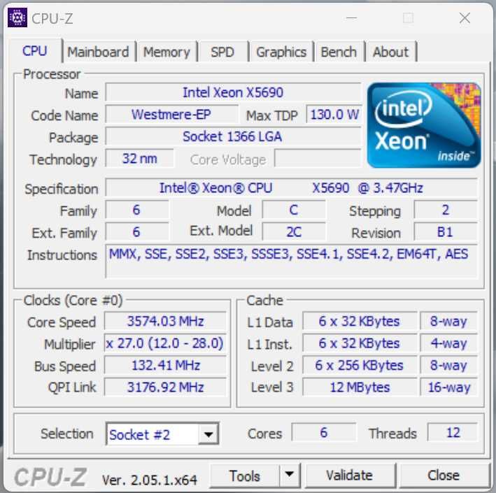 Работна станция Fujitsu Celsius R570-2 INTEL X5690 96 GB RX6600 8GB