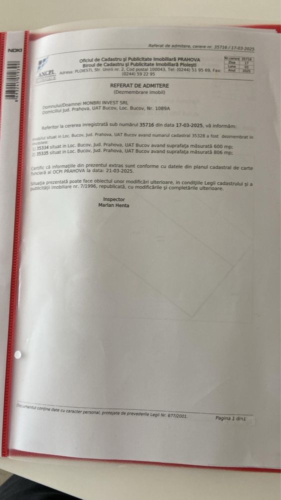 Teren intravilan