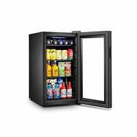 NOU sigilat frigider minibar negru gloss vitrina frigorifica