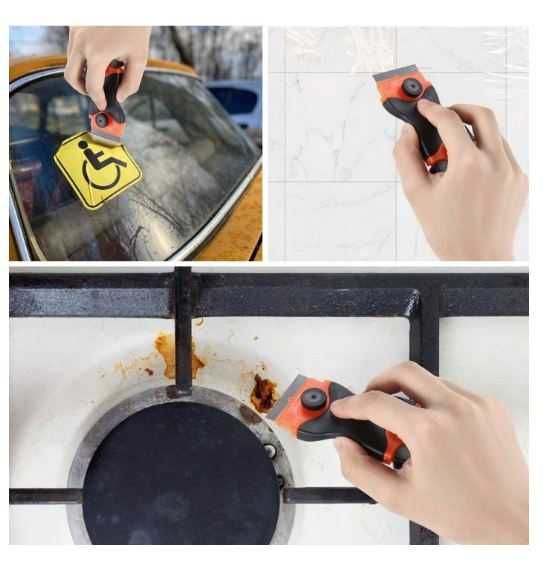 Комплект Стъргалка за Стикер с Двойна глава