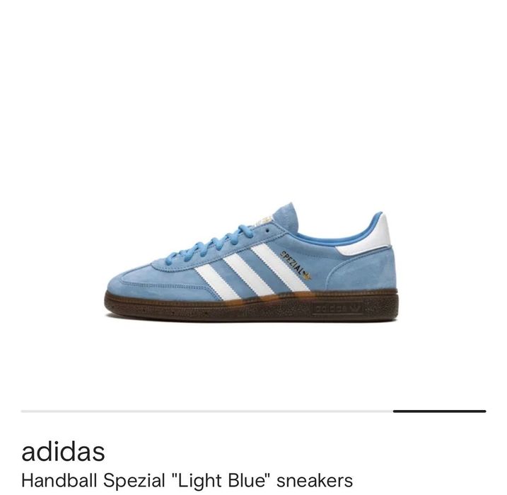 Кроссовки Adidas spezial light blue, 42 размер (100% оригинал), новые