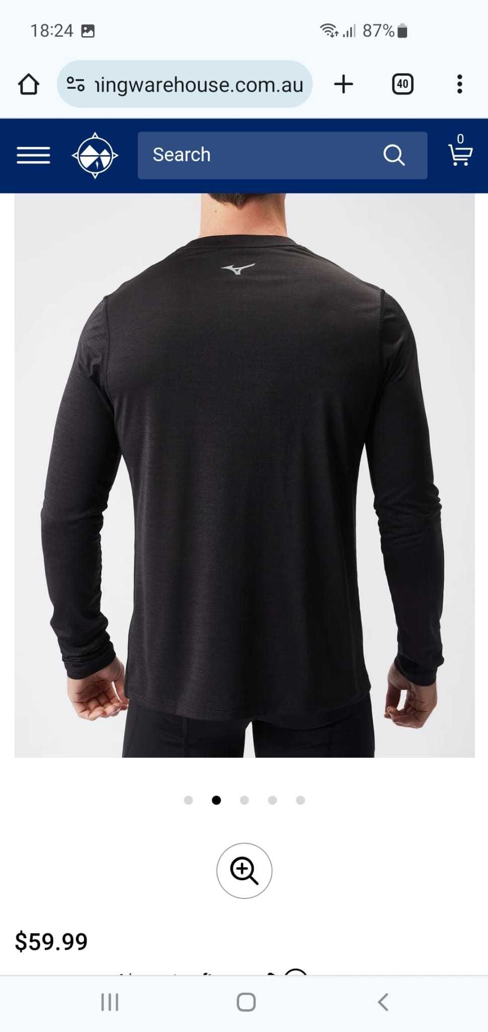 Vand bluza Mizuno sport polyester 100% masura M si L original nou