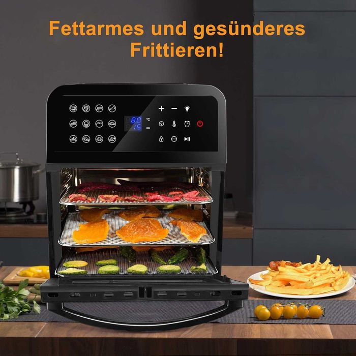 Фритюрник с горещ въздух Фурна Air fryer ЕЪР ФРАЙЪР Ultratec 12 литра