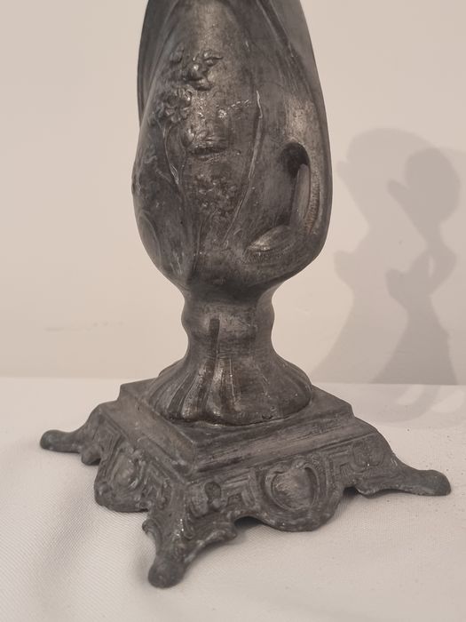 Vază Art Nouveau semnată C. Bonnefond, cca. 1900, 27 cm