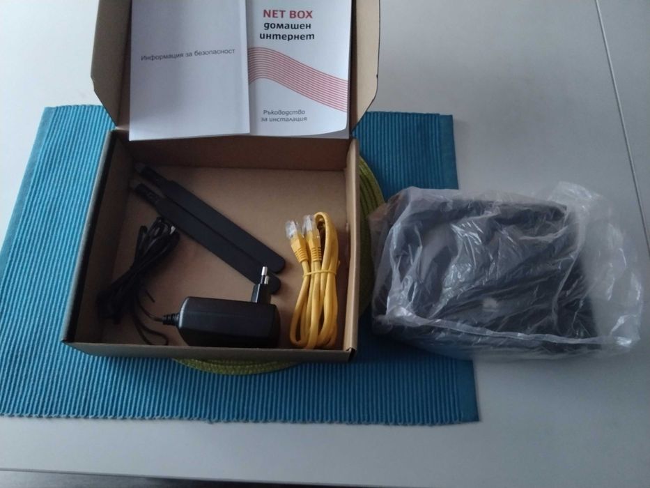 чисто нов 4G сим картен рутер за мобилен интернет на А1-запечатан