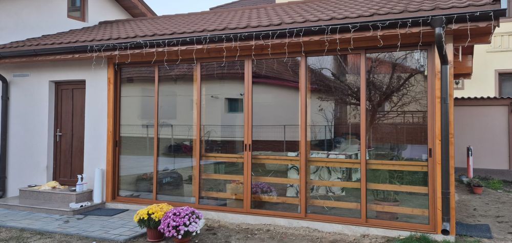 Închideri terase cu sistem culisant