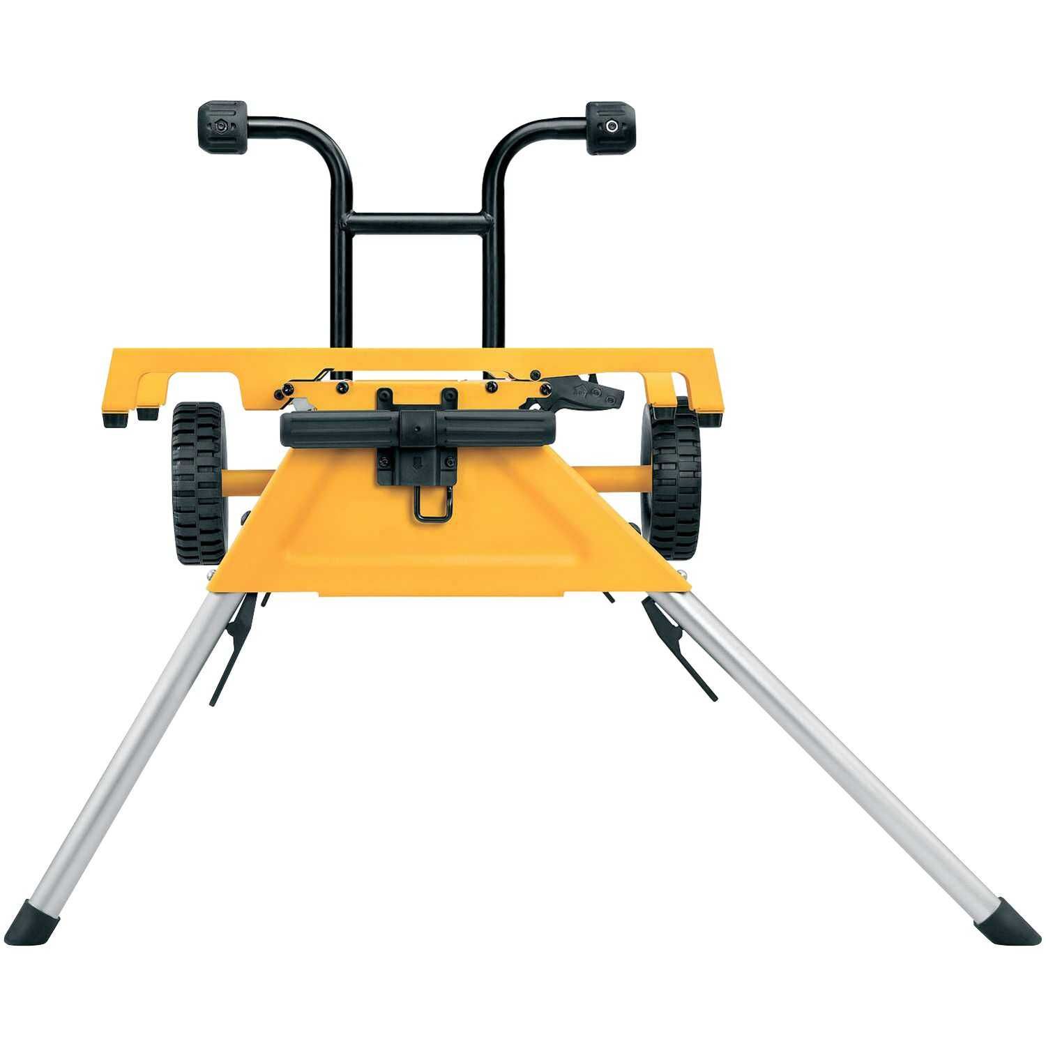 Настолен циркуляр с плот и работна маса с колела DeWALT