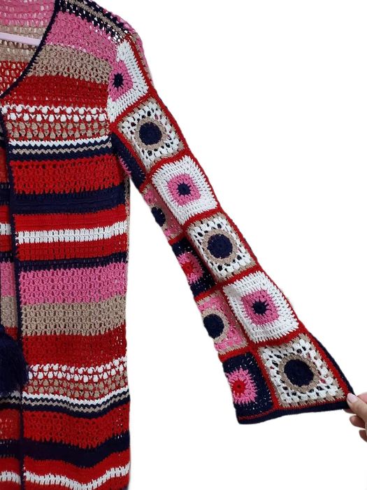 Cardigan crosetat