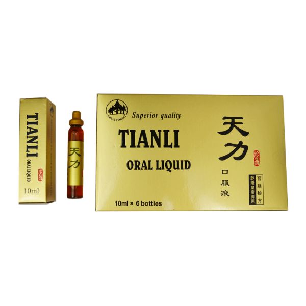 Tianli fiole original cu capac auriu