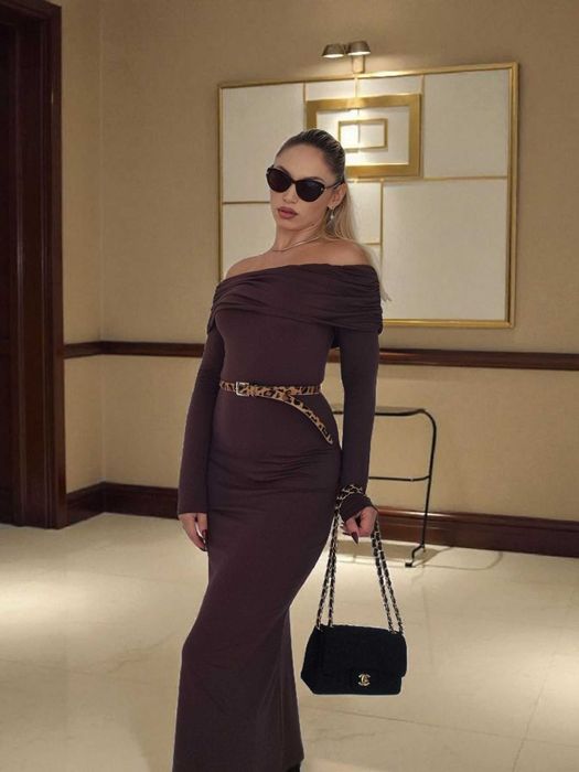 Рокля Fashion brown