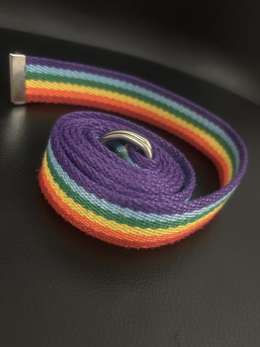 Текстильный ремень «Радуга» длинный