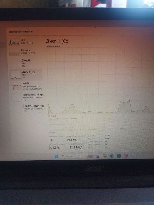 Продаётся Ноутбук Acer