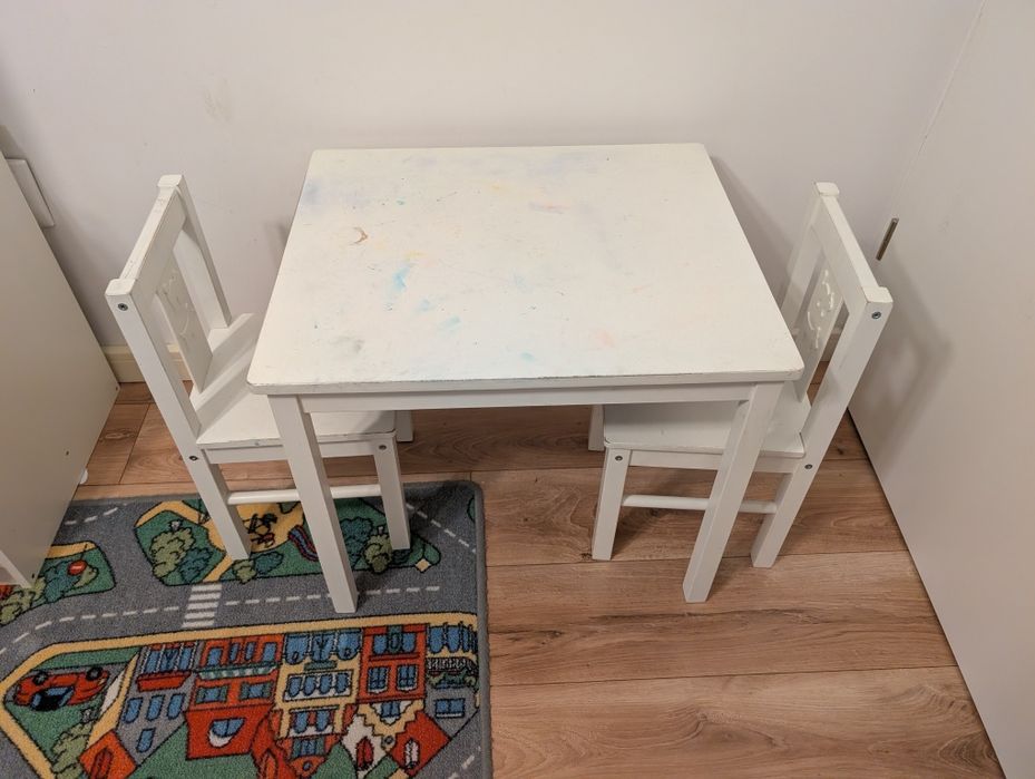 Masa / măsuță copii Ikea cu doua scaune Kritter