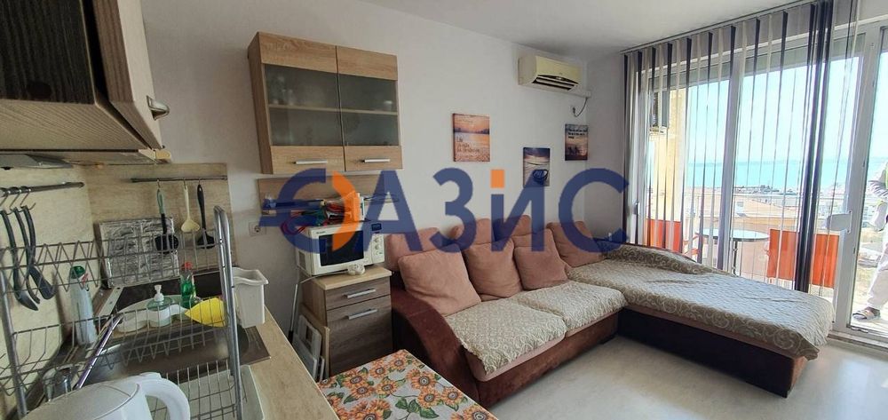 Студио с гледка към морето в "Орхидея Резиденс", Свети Влас, България,