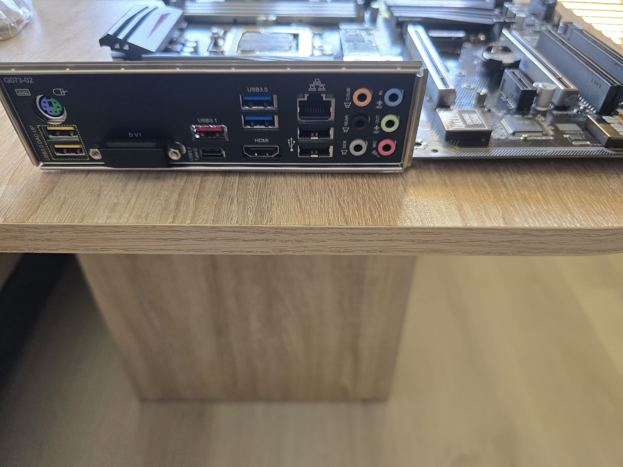 Дъно Gigabyte H270-gaming 3 + процесор i5-7400 + m.2 SSD Kingston 240G