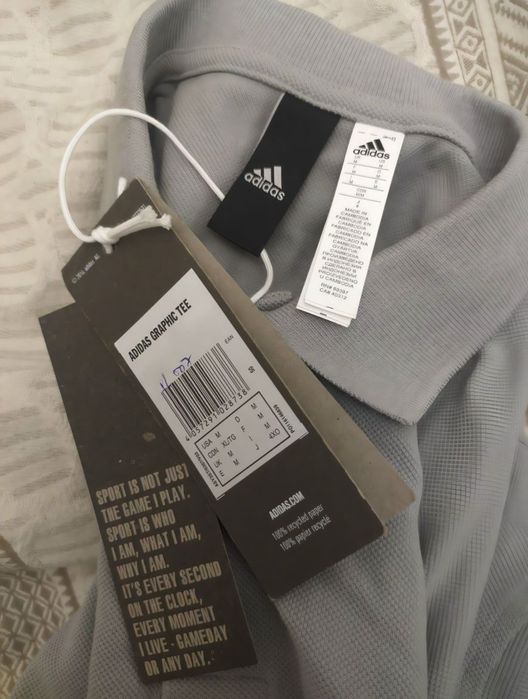 Оригинальное Adidas Gray Polo
