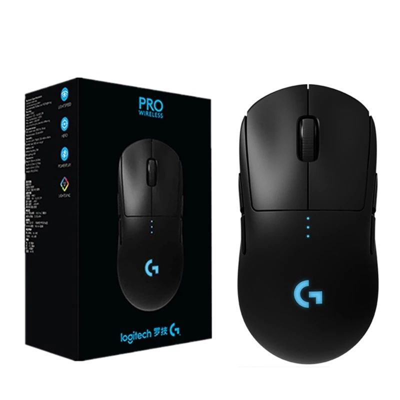 Mouse Gaming Logitech G PRO Lightspeed Wireless 25600 dpi RGB Negru