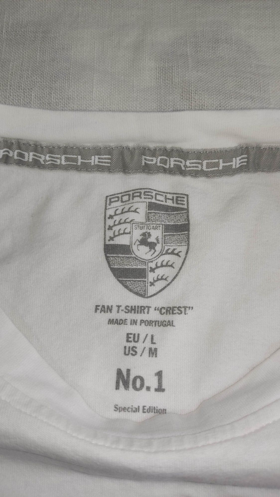 Tricou Porsche Special Edition mărime L Made in Portugal colecție fani