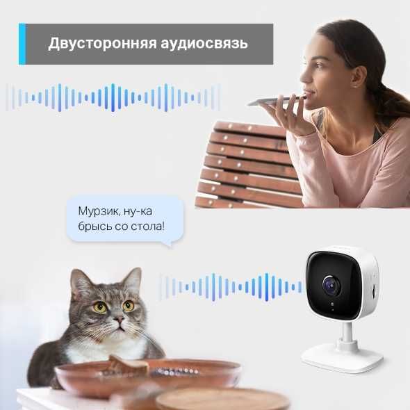 Домашняя Wi‑Fi камера TC60 + 128gb Bonus