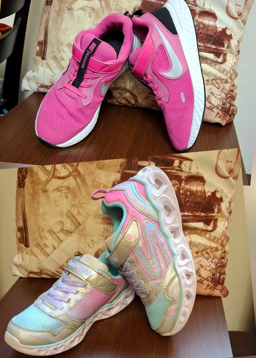 Маратонки skechers и nike