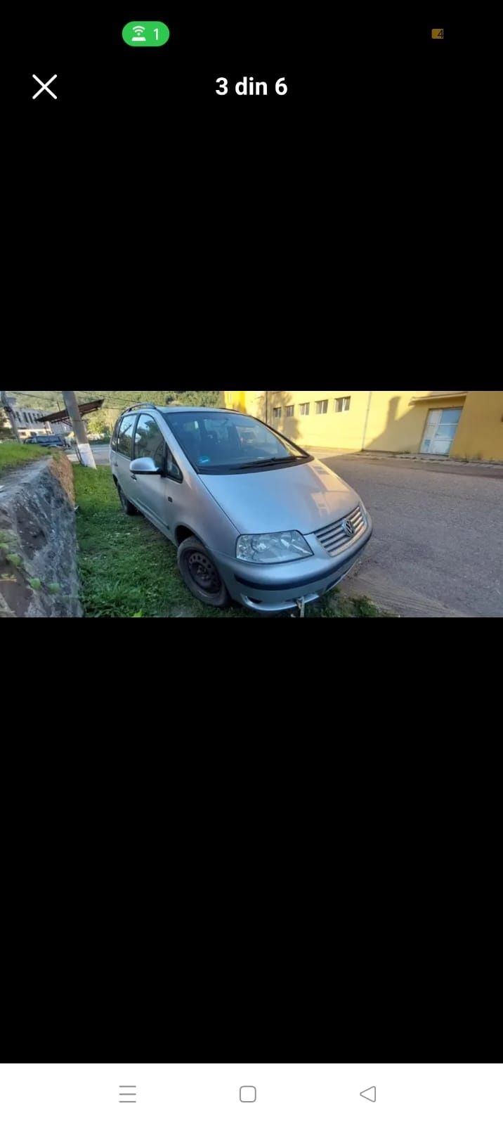 Vând capota si usa față-spate vw sharan 2005 1.9tdi