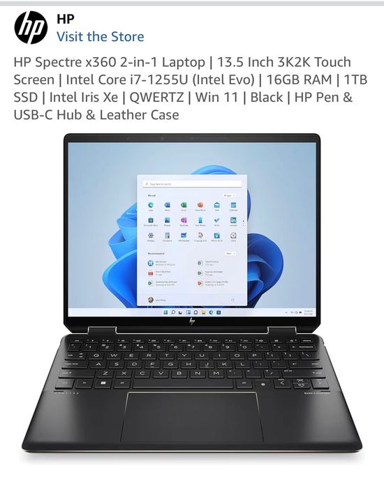 HP Spectre x360 2-in-1 Laptop | 13.5 Inch модел 2022г