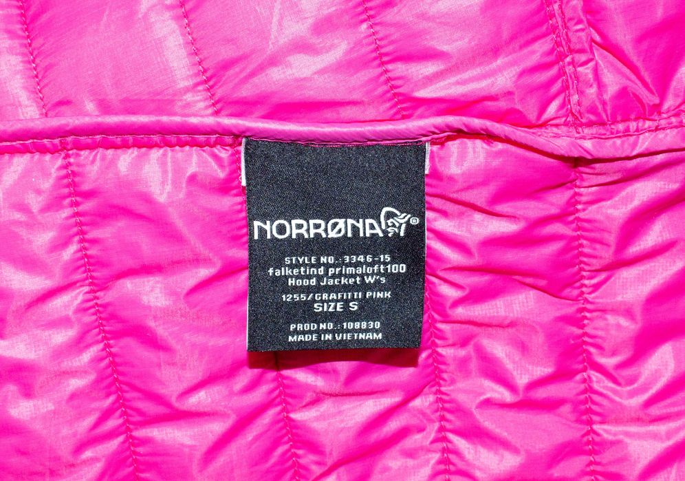 Norrona FALKETIND Primaloft 100 дамско яке розово с качулка S