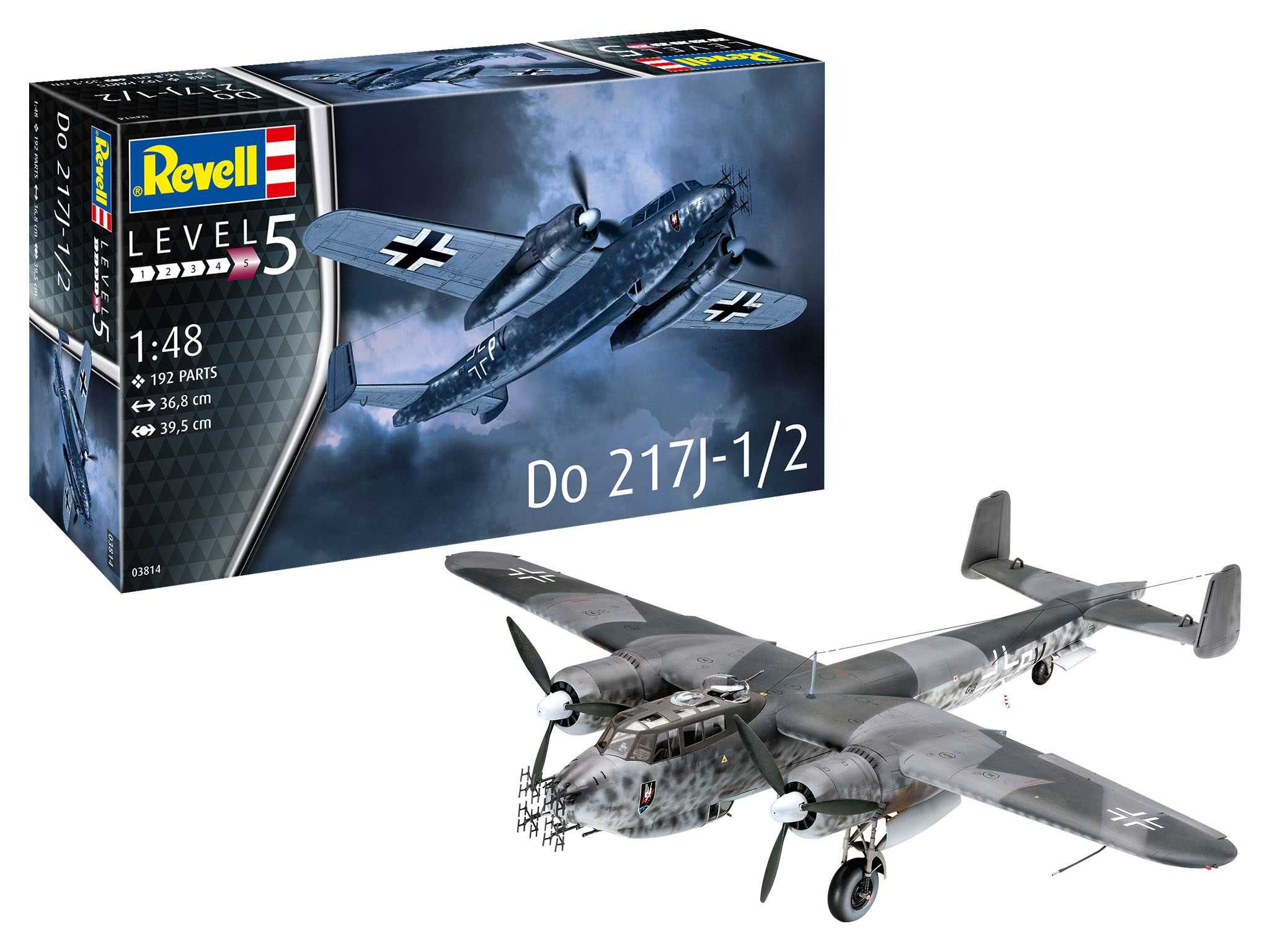 Сглобяем модел, revell, do 217j-1/2, 192 части