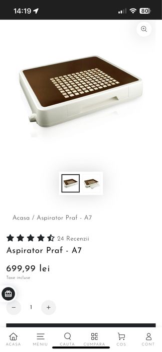 Aspirator unghii