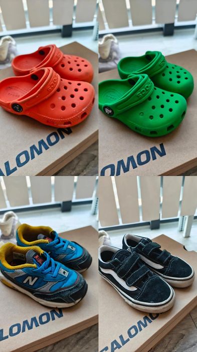 Детская обувь crocs, new balance, vans
