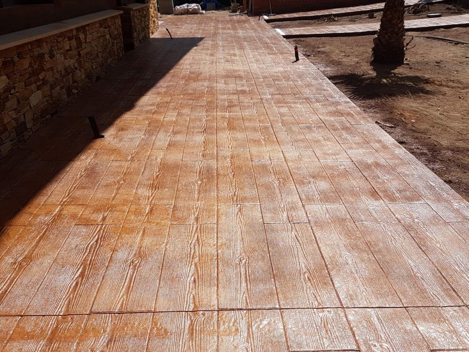 Beton amprentat beton elicopterizat