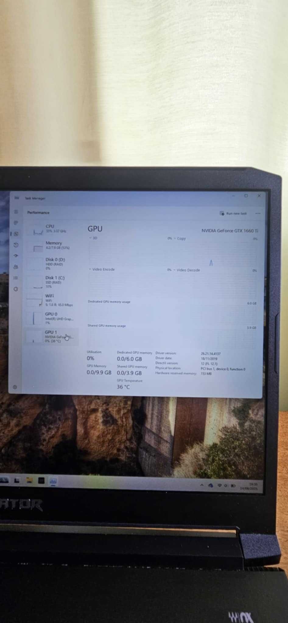 Acer Predator Helios 300 17.3"inch 144Hz PH317-53 Gaming Laptop