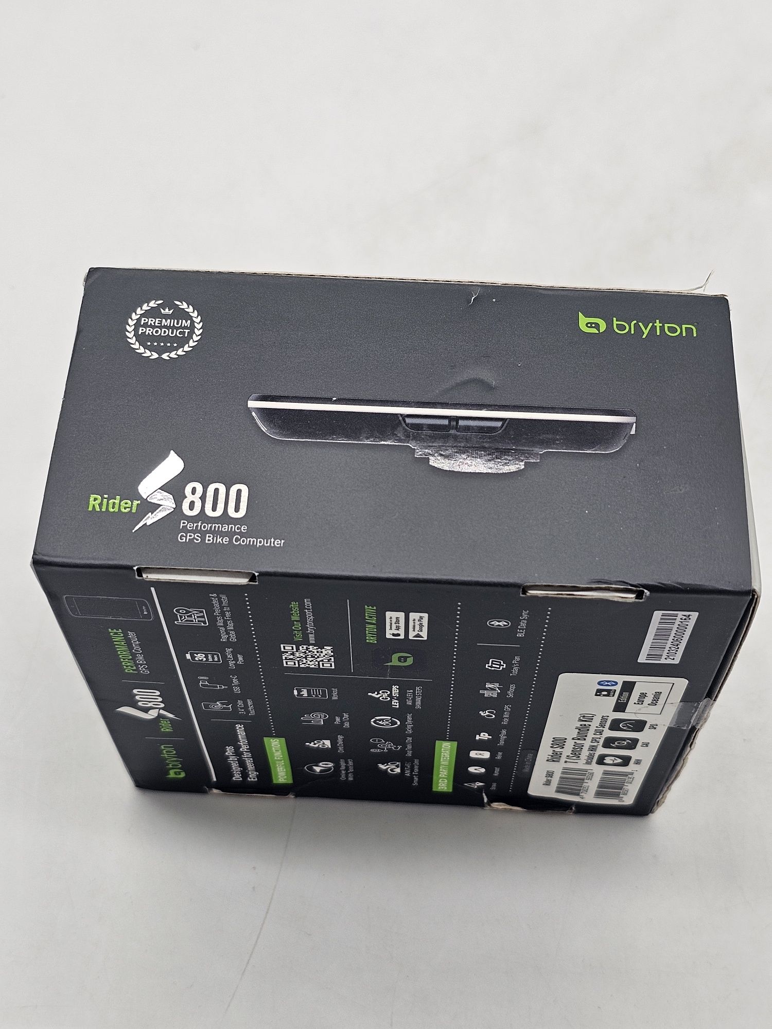Ciclocomputer Bryton Rider S800 T GPS, computer set