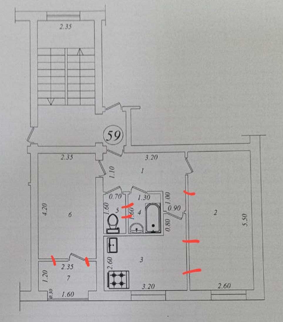 2-комнатная квартира с авторским ремонтом | Яккасарай, ул. Нукус 44 м²