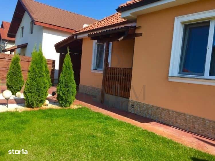 Casa individuala pe parter - mobilata - toate utilitatile - asfalt - t