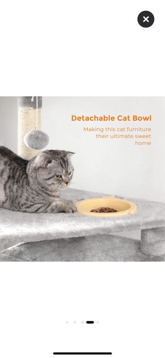 Ansamblu de joaca pentru pisici, copac cu culcus