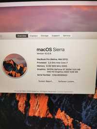 Macbook pro 2012 A1398