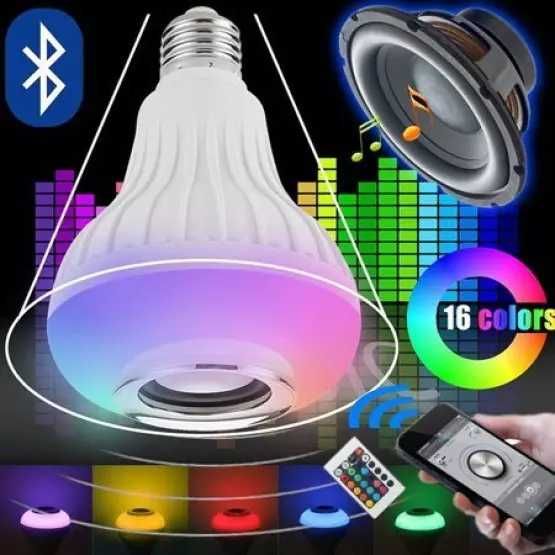 Диско крушка с Bluetooth и Колонка