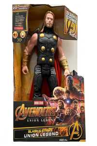 Figurina Avengers cu efecte sonore si luminoase, 30 cm, 5 modele