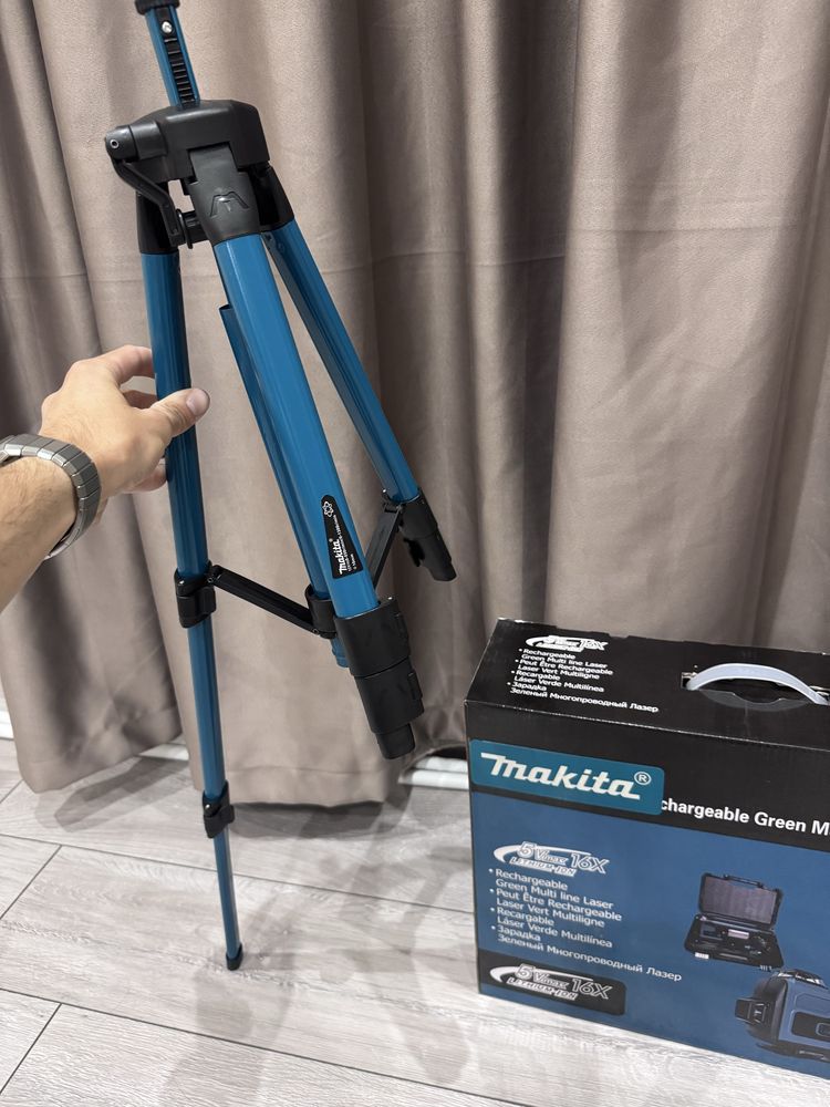 НЕМСКИ Лазерен Нивелир Makita  360°, 16 Линии (четири точков) + фенер